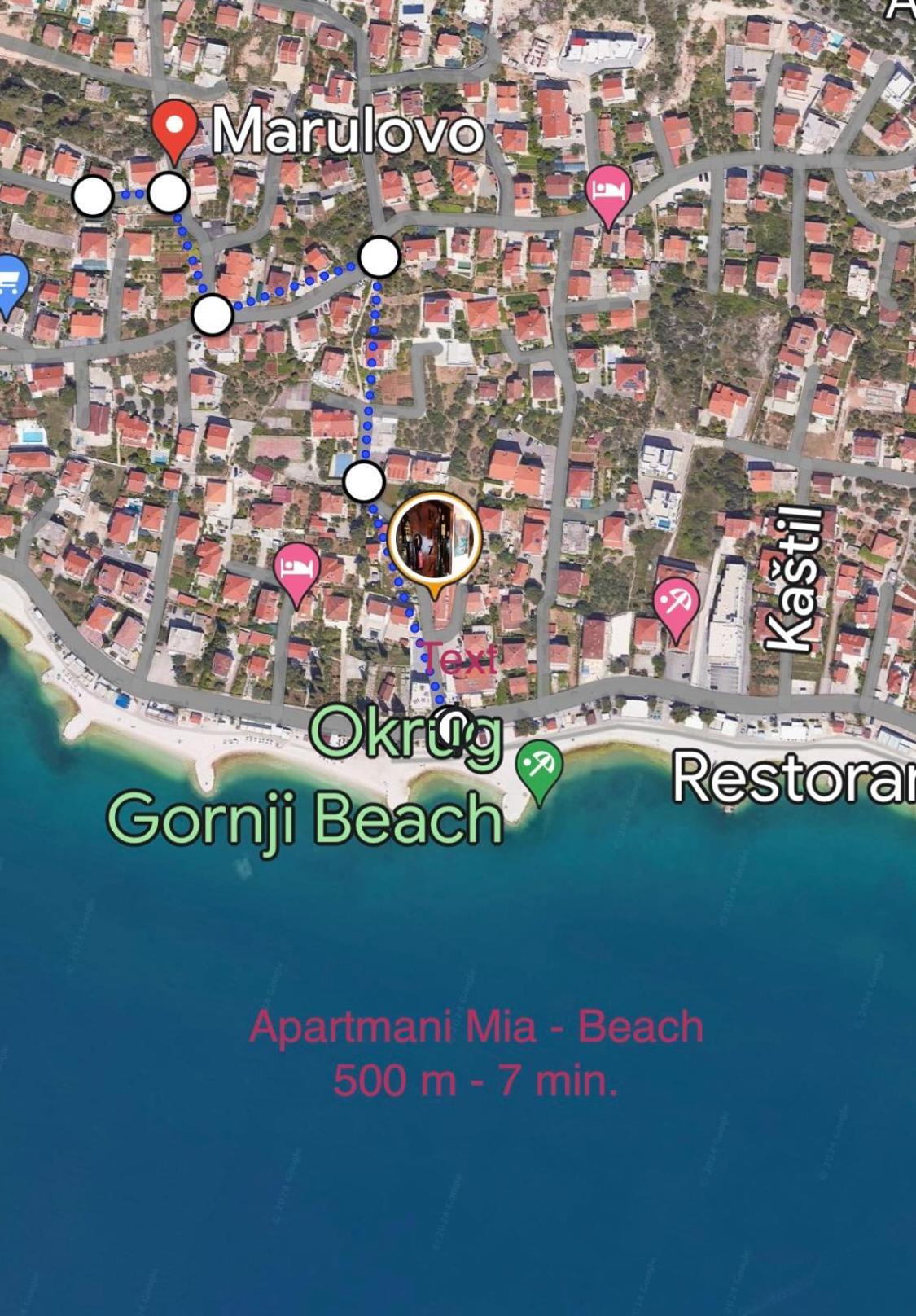 Apartments Mia Okrug Gornji Luaran gambar